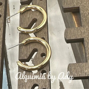 Dainty gold mini hoops earrings ballectore/minimalist